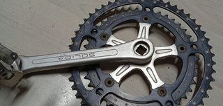 Bielas y Plato Bicicleta Carretera Aluminio