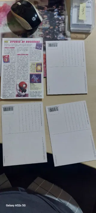 Cartoline Pokemon: Psyduck, Squirtle, Ivysaur, Cha