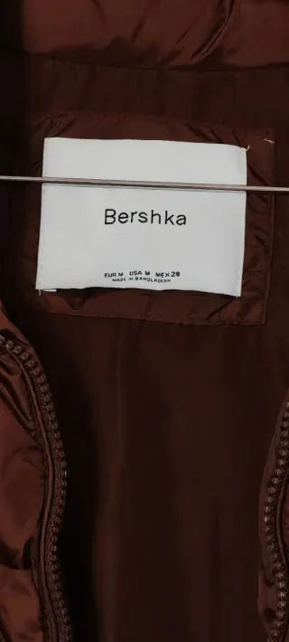 Chaleco Bershka Marrón Talla M