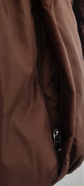 Chaleco Bershka Marrón Talla M