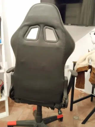 Silla Gaming Raidmax Negra y Rosa