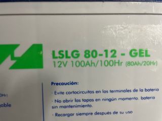 Batería Lucas LSLG 80-12 GEL 12V 100Ah