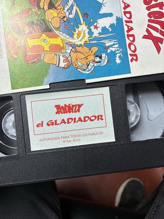 Vhs asterix el gladiador