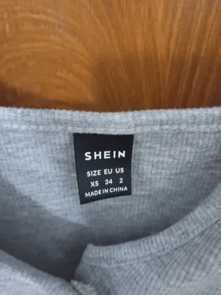 Top de tirantes de Shein talla XS