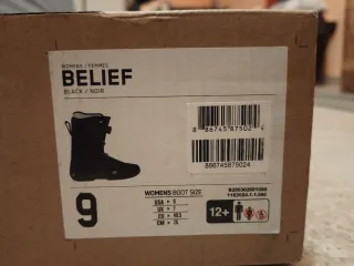K2 Belief donna scarponi Snowboard taglia 40.5