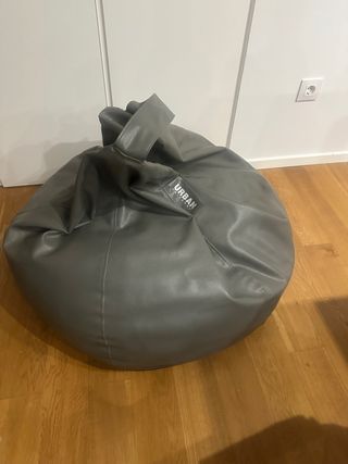 Puf de polipiel grande tipo pera