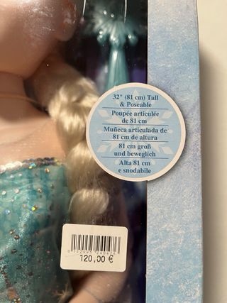 Muñeca 81cm Elsa frozen Nueva