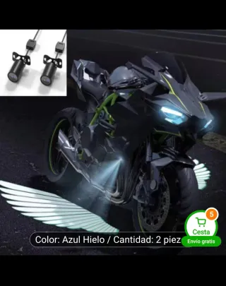 Luz alas moto