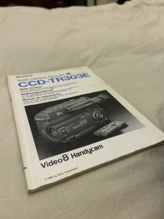 Camara de video Sony antigua