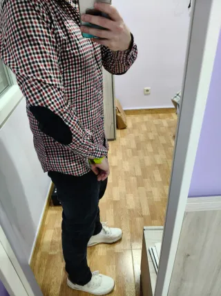 Camisa Zara cuadros hombre