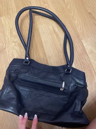 Bolso de mano azul