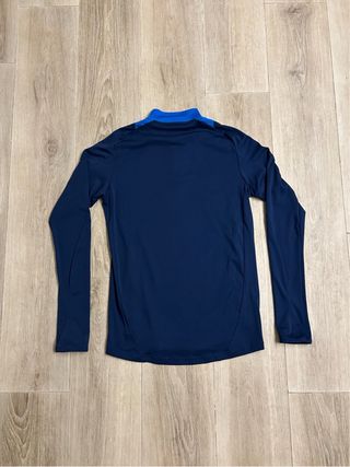 Felpa training Juventus Adidas blu/arancione