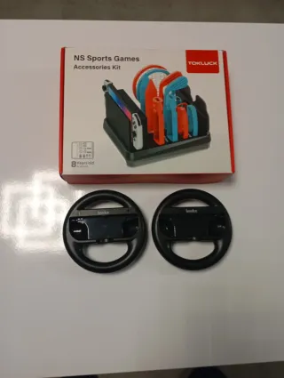 Pack Accesorios Nintendo Switch Sports+ 2volantes