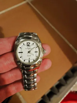 Reloj Paul Versan con fecha acero inoxidable