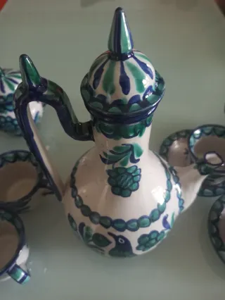 Juego café cerámica Fajalauza