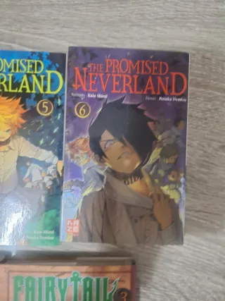 Lote manga 10 tomosThe PromisedNeverland Fairy Tai