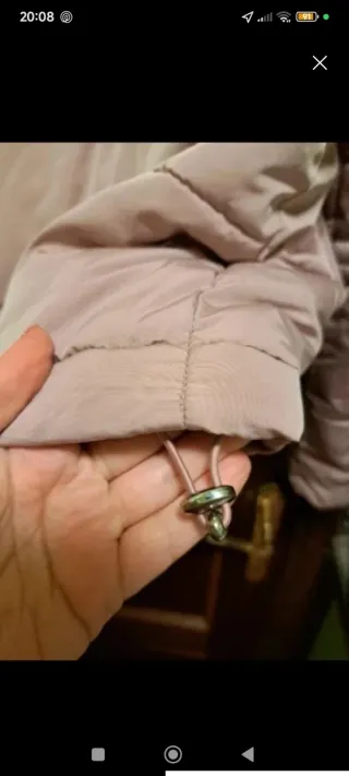 Abrigo rosa segunda mano