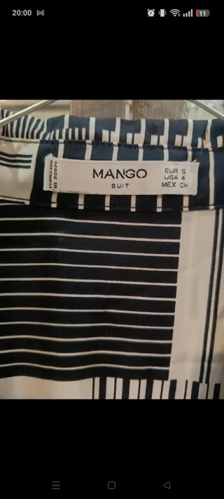 Camisa Larga Estampada