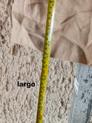 Abrigo largo beige mujer