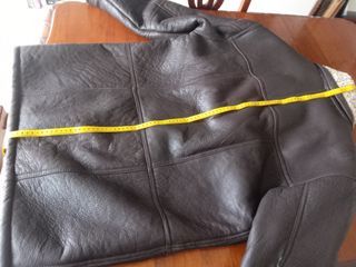 Chaquetón de cuero forrado piel hombre