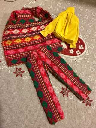 Completo abito vintage Barbie 1971