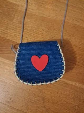 Bolso infantil con flores