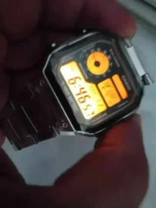 4 CASIO AE-1200WHD-1a/ correa metálica/oferta flas