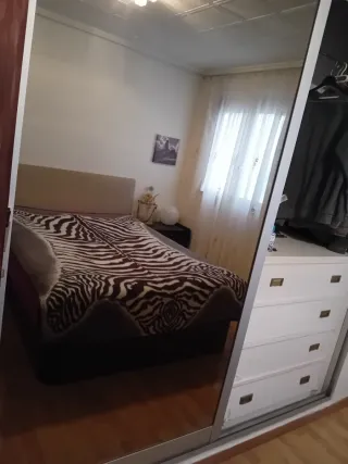 Puerta corredera de espejo