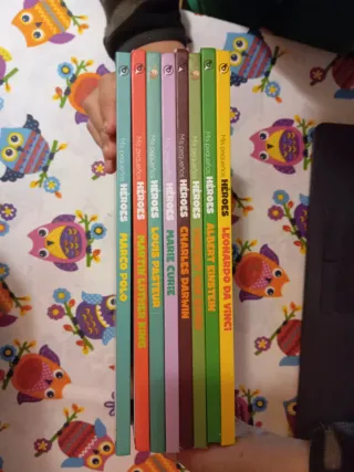 Lote 8 libros colección Mis pequeños Héroes