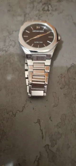 Orologio Limitless Watch Uomo Nero Argento