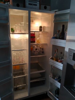 Frigorífico 2 puerta americano funciona muy bien