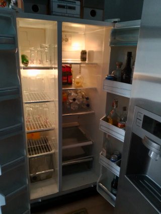 Frigorífico 2 puerta americano funciona muy bien