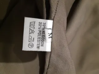 Gabardina beige hombre