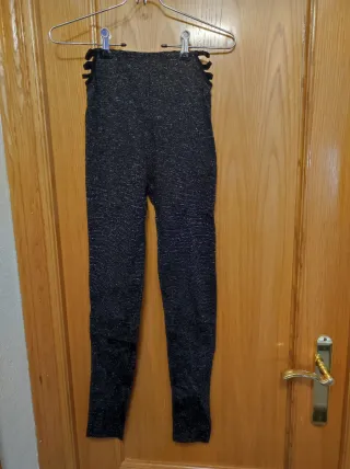 Conjunto fiesta negro y plateado