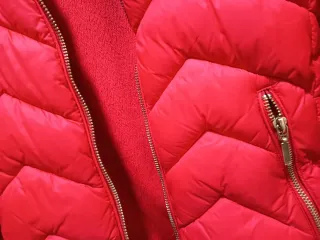 Chaqueta acolchada roja XS