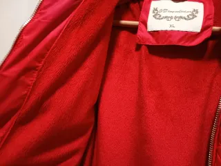 Chaqueta acolchada roja XS