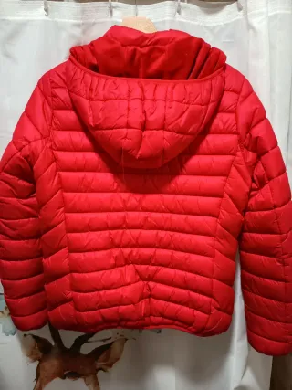 Chaqueta acolchada roja XS