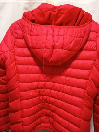 Chaqueta acolchada roja XS