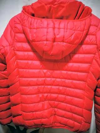 Chaqueta acolchada roja XS
