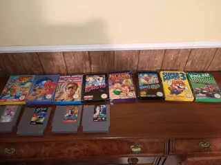 Videogiochi NES: Kung Fu, Adventure Island, Super Mario Bros. 3, R.C. Pro-Am