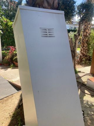 Chimenea Insert con cristal roto