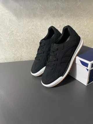 Sneakers Leerd Uomo Nere Taglia 40 Nuove