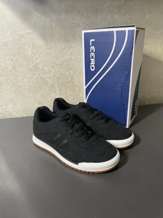 Sneakers Leerd Uomo Nere Taglia 40 Nuove