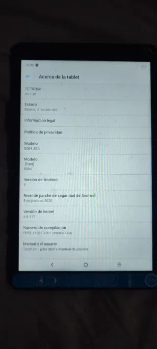Tablet Alcatel nero
