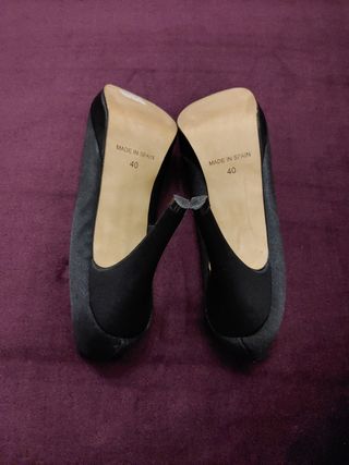 Zapatos GD Negros Tacon