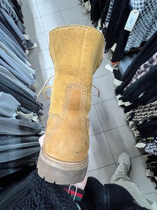 Timberland Waterproof Nubuck Stivali Taglia 39.5