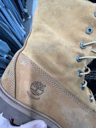 Timberland Waterproof Nubuck Stivali Taglia 39.5