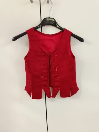 Corpiño Fallera Niña Rojo