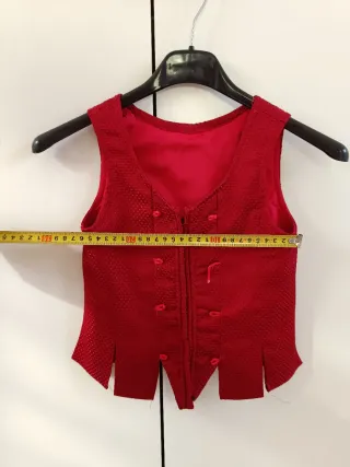 Corpiño Fallera Niña Rojo