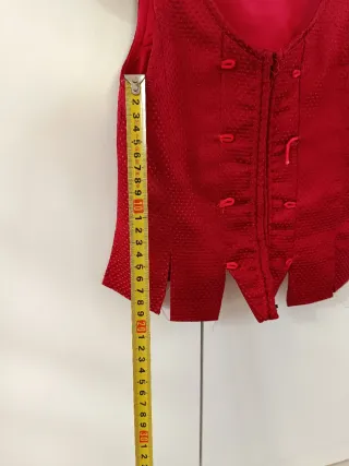 Corpiño Fallera Niña Rojo